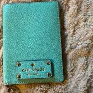 Kate Spade New York Leather Passport Holder/Travel Wallet